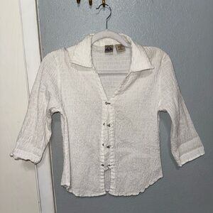 White Button-Up Shirt